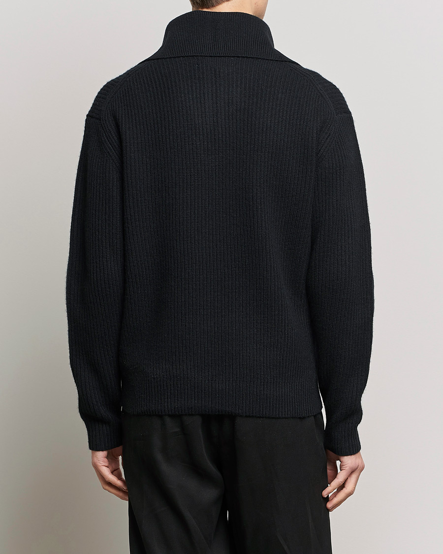 Herr | Tröjor | Samsøe Samsøe | Samsøe & Samsøe Logan Zip Turtle Neck Black