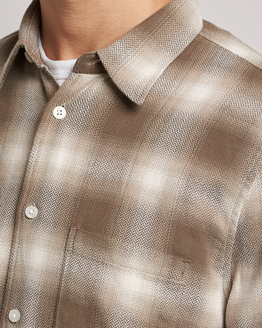 Herr | Skjortor | Samsøe Samsøe | Samsøe & Samsøe Liam Organic Cotton Shirt Stone Gray