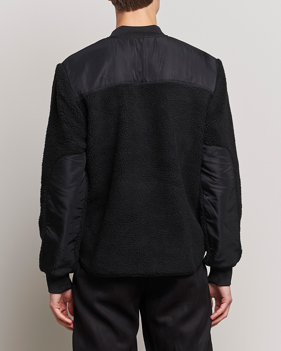Herr | Tröjor | Samsøe Samsøe | Samsøe & Samsøe Rasmus Fleece Full Zip Black
