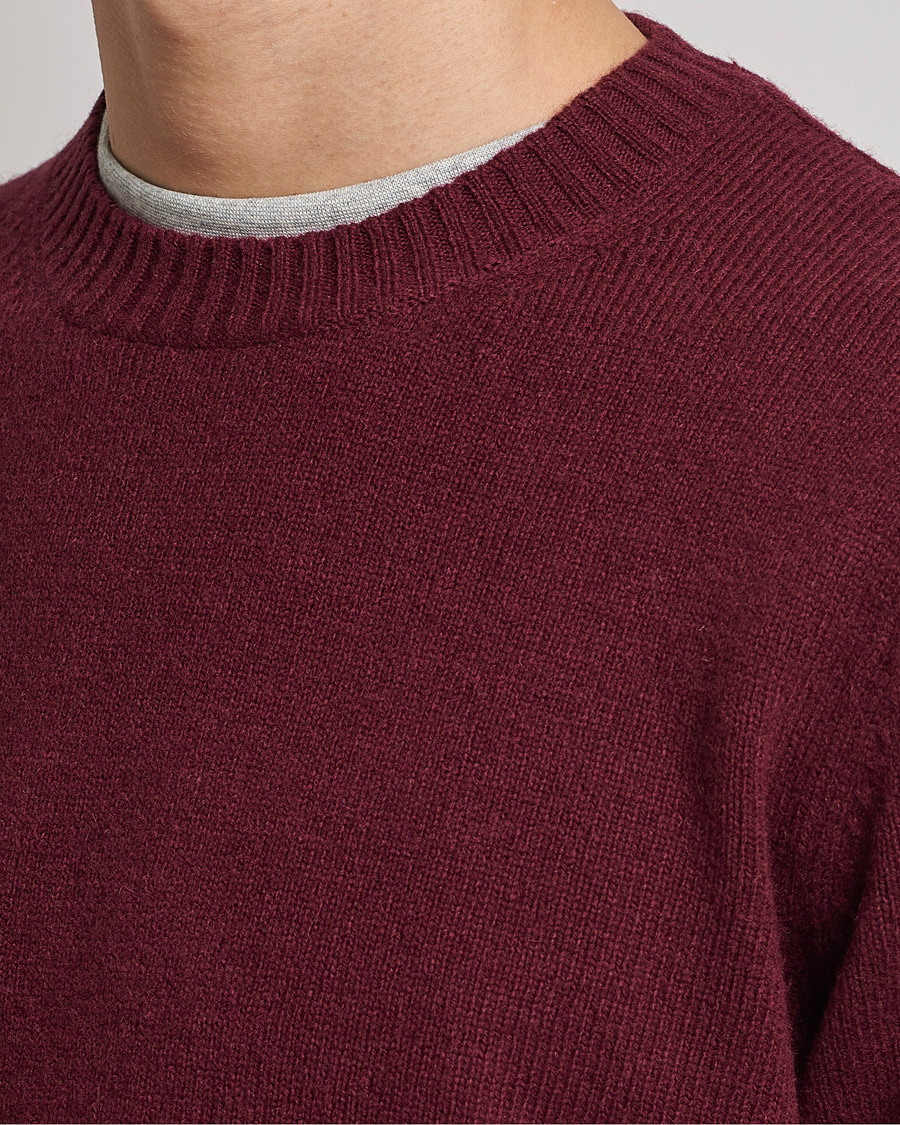 Herr | Tröjor | Samsøe Samsøe | Samsøe & Samsøe Sylli Wool Crew Neck Windsor Wine