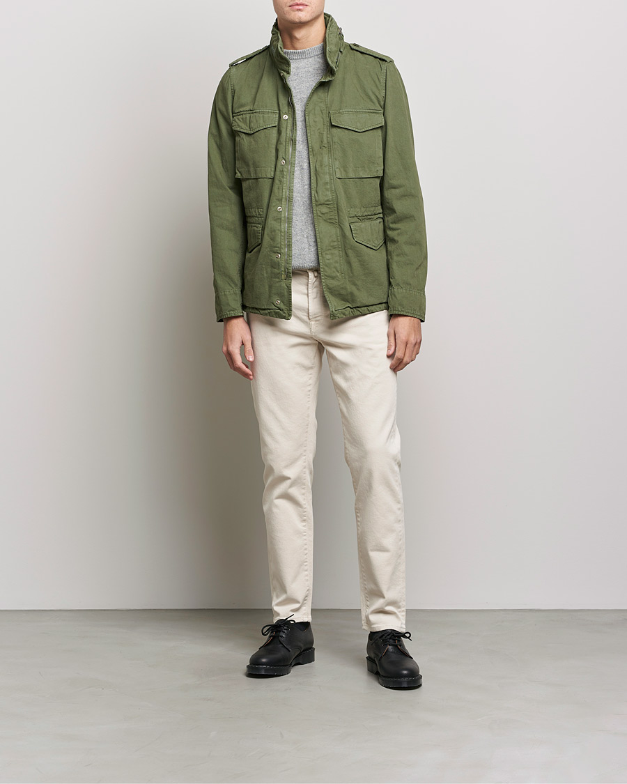Herr | Byxor | Incotex | Bull Denim 5-Pocket Pants White