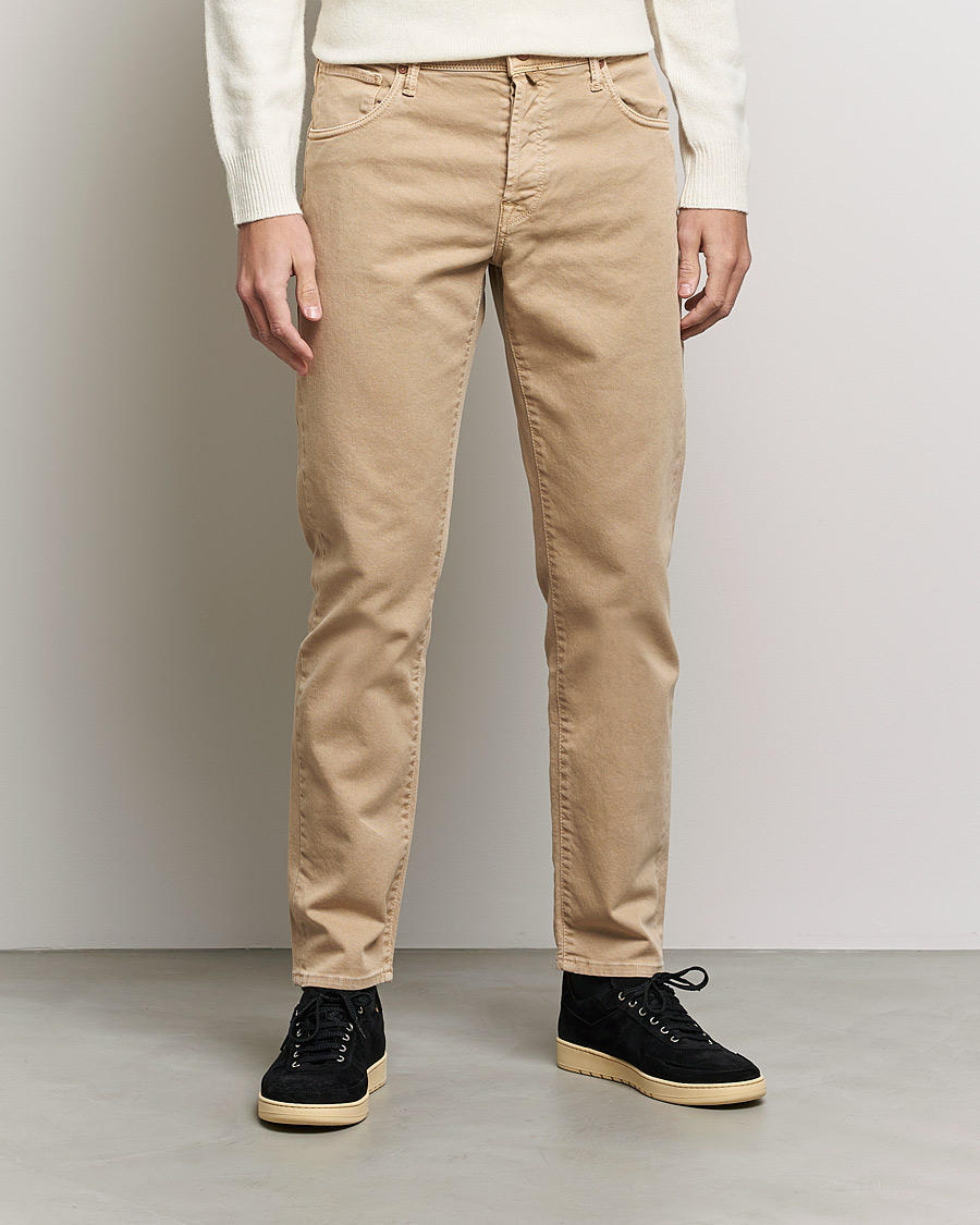 Herr | Byxor | Incotex | Bull Denim 5-Pocket Pants Beige