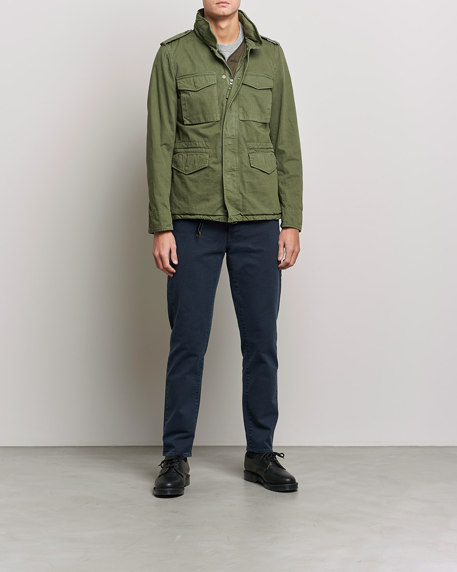 Herr | Byxor | Incotex | Bull Denim 5-Pocket Pants Navy