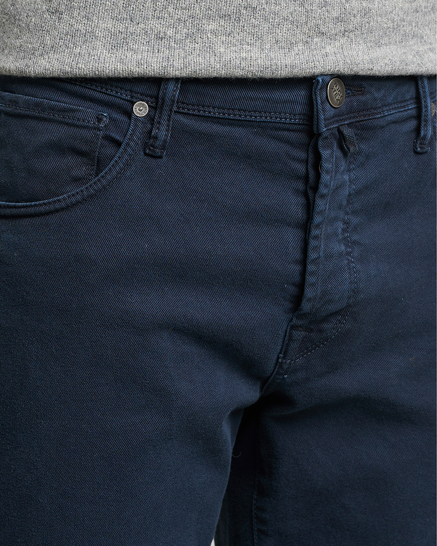 Herr | Byxor | Incotex | Bull Denim 5-Pocket Pants Navy