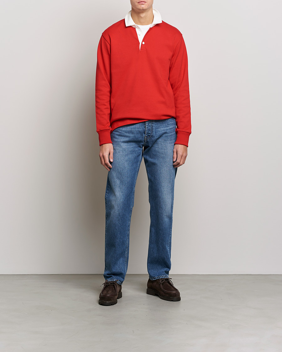 Herr | Tröjor | Rowing Blazers | Ametora Dad Rugby Scarlet