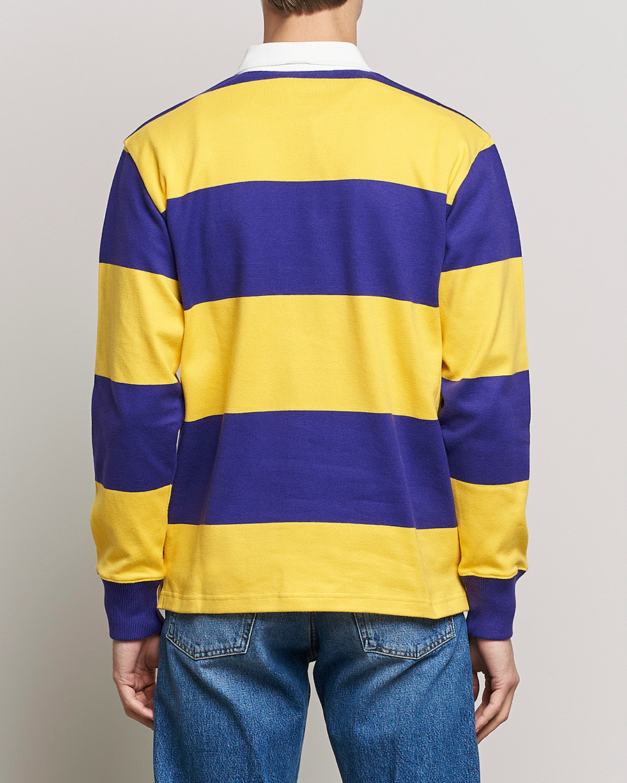 Herr | Tröjor | Rowing Blazers | Horizontal Stripe Rugby Gold/Purple