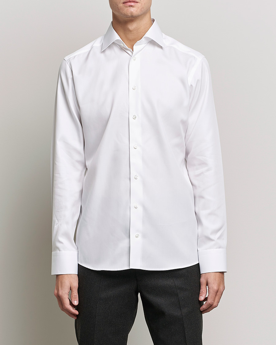 Herr | Skjortor | Eton | Giza 45 Cotton Shirt White
