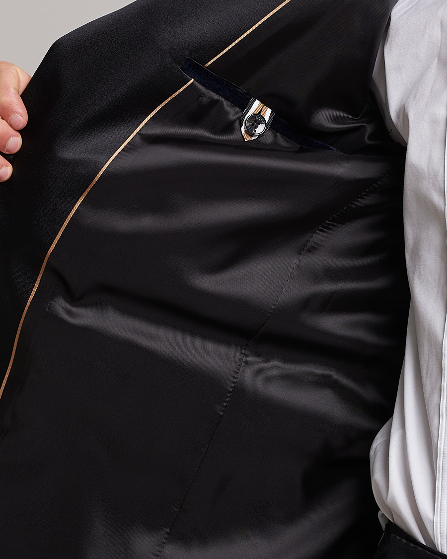 Herr | Kavajer | BOSS BLACK | Hutson Velvet Tuxedo Blazer Dark Blue