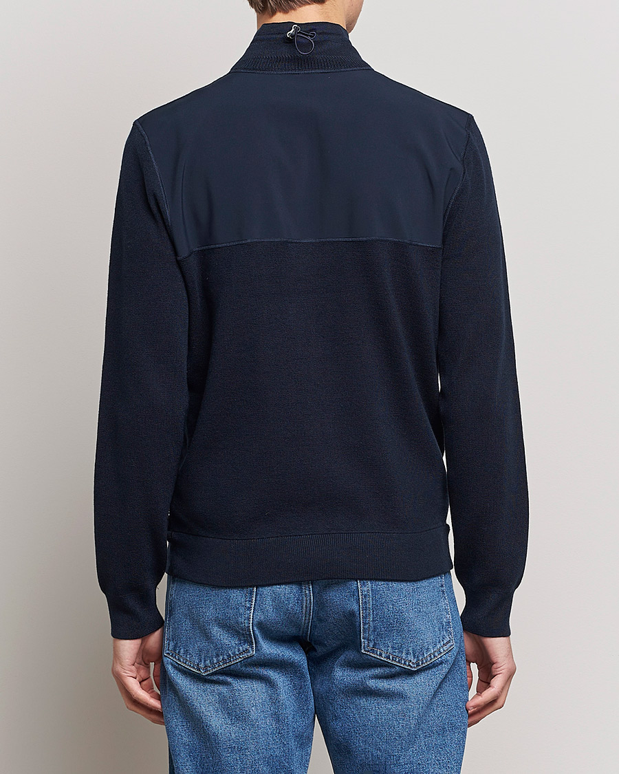 Herr | Tröjor | BOSS BLACK | Feloy Full Zip Dark Blue