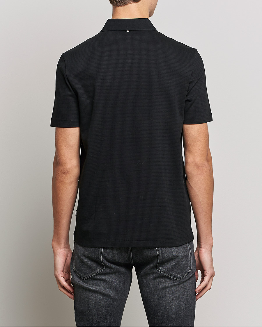 Herr | Pikéer | BOSS BLACK | Pitton Waffle Polo Black