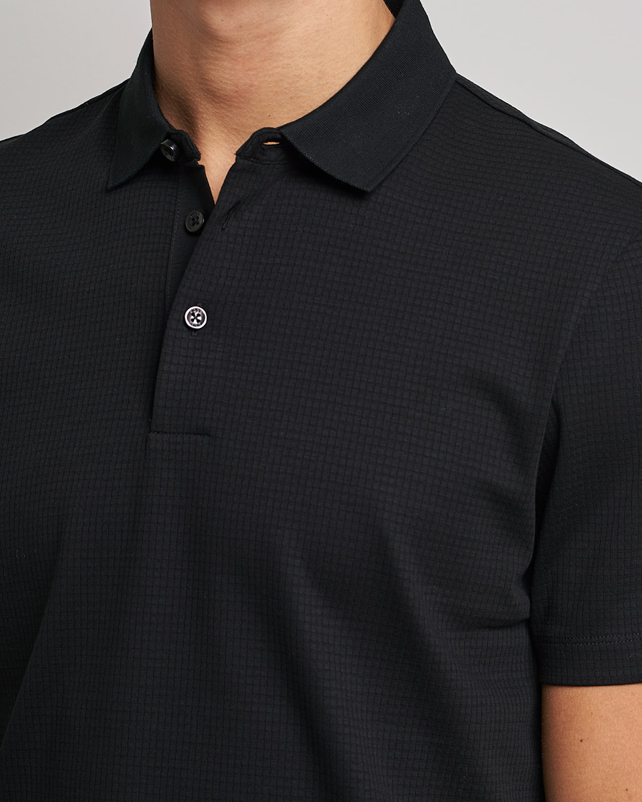 Herr | Pikéer | BOSS BLACK | Pitton Waffle Polo Black