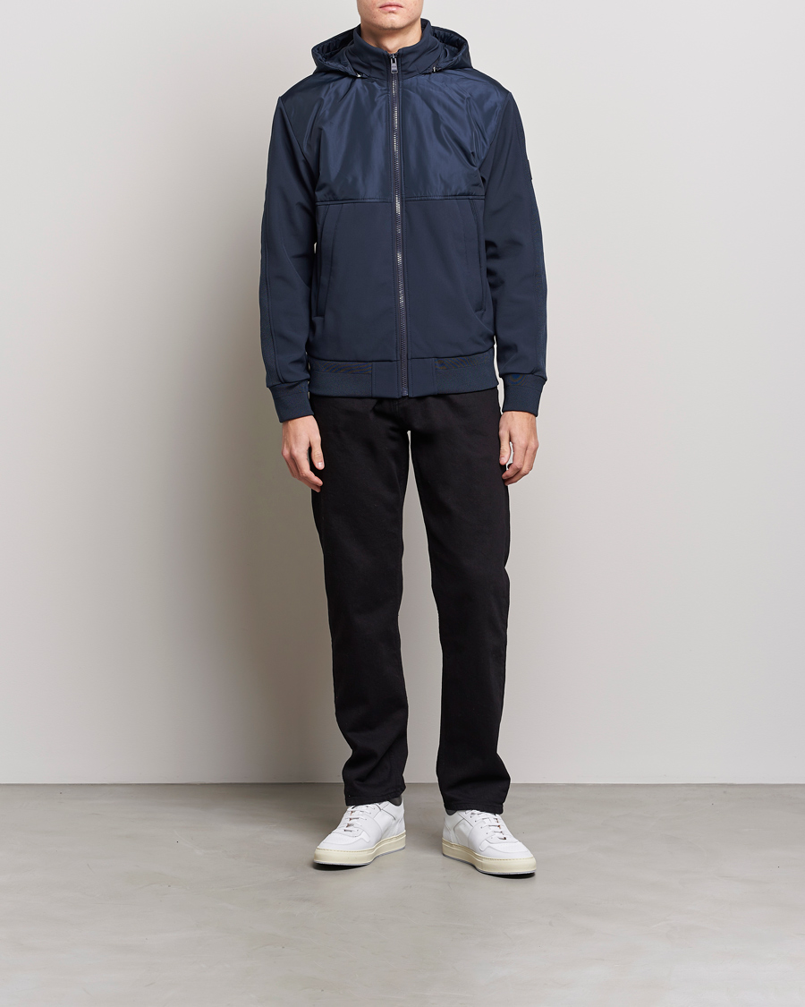 Herr | Jackor | BOSS BLACK | Seeger Hybrid Jacket Dark Blue