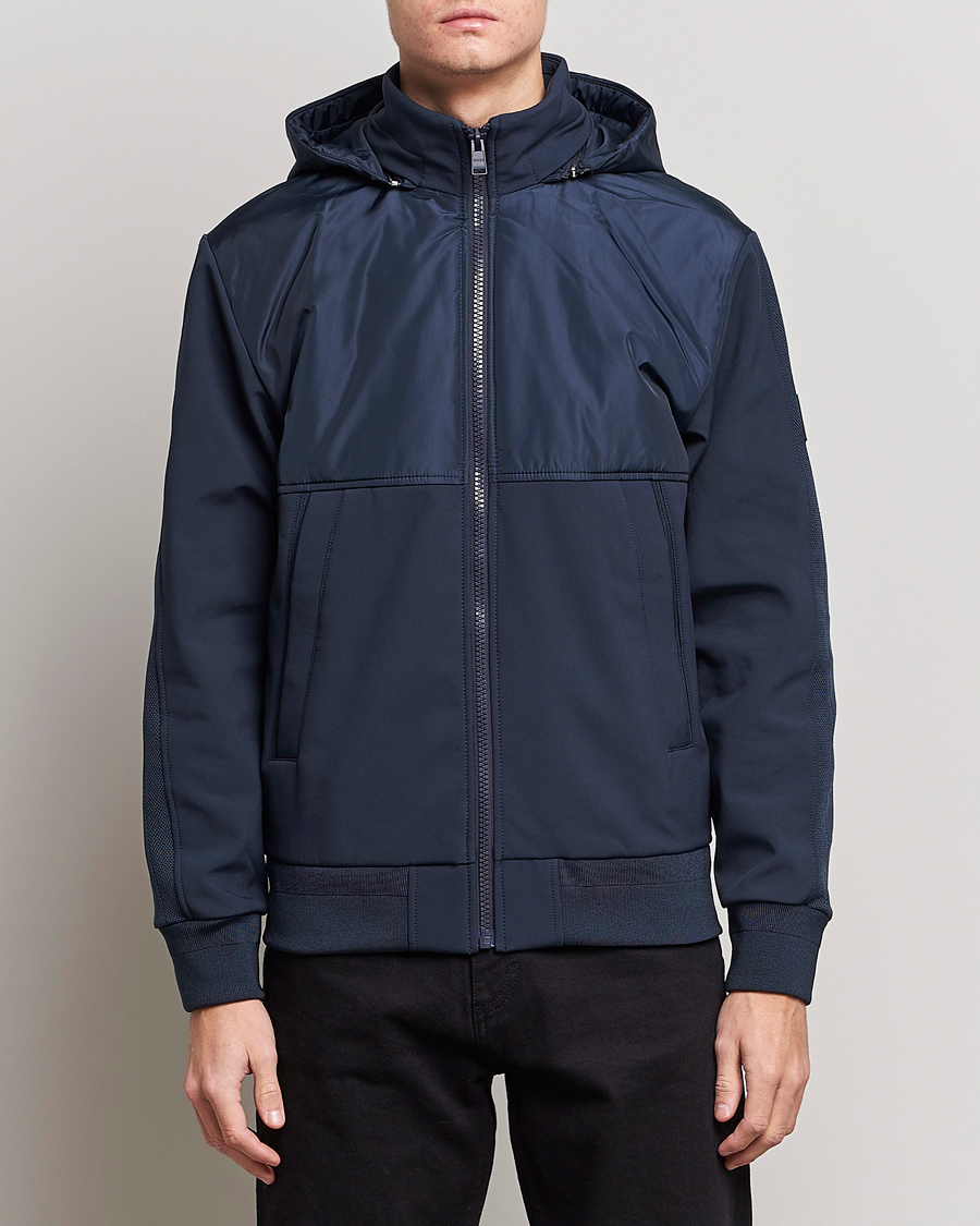 Herr | Jackor | BOSS BLACK | Seeger Hybrid Jacket Dark Blue