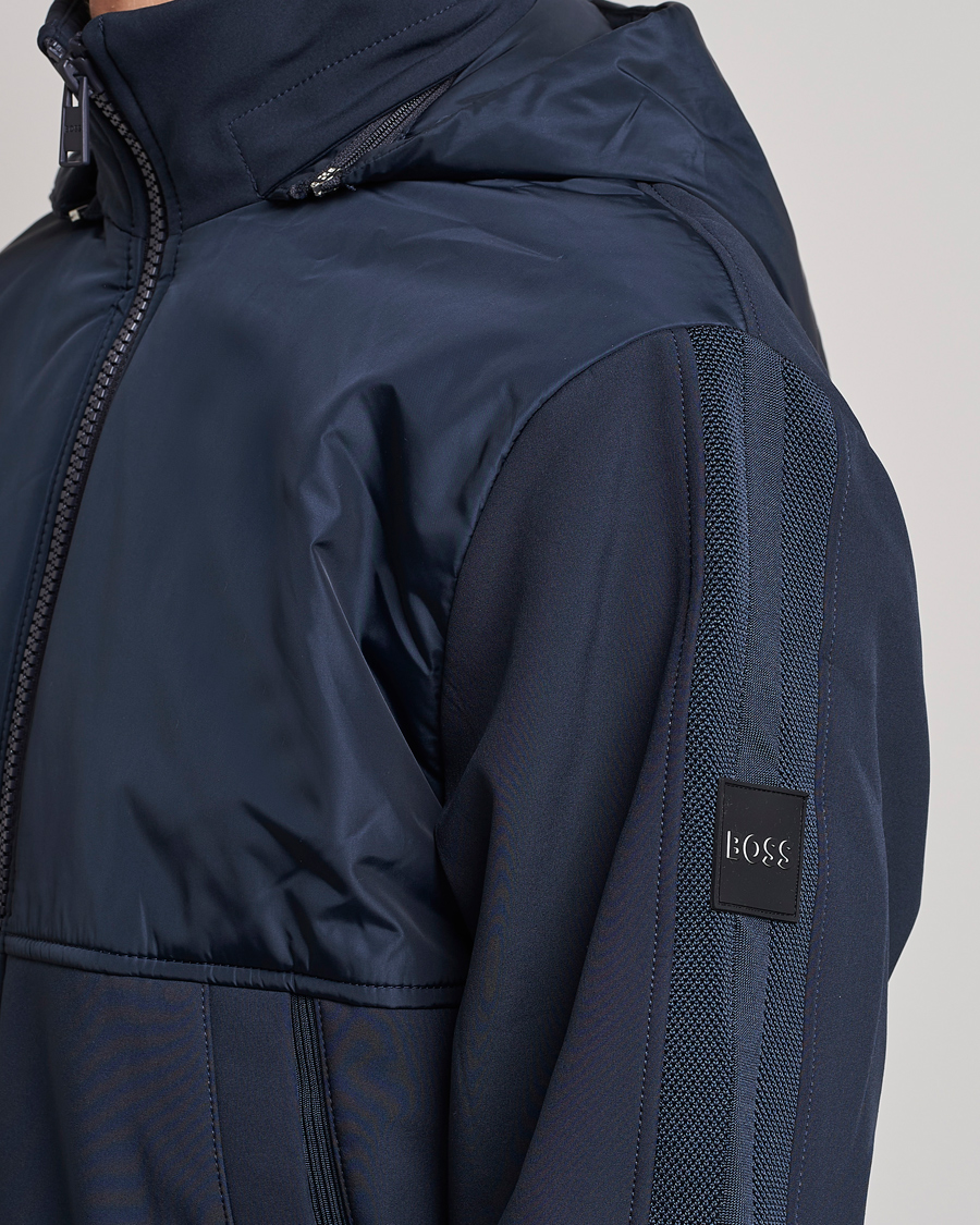 Herr | Jackor | BOSS BLACK | Seeger Hybrid Jacket Dark Blue