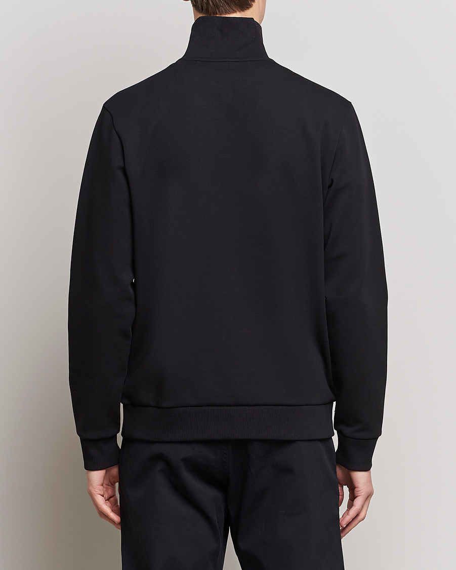 Herr | Tröjor | BOSS GREEN | Center Logo Half Zip Black