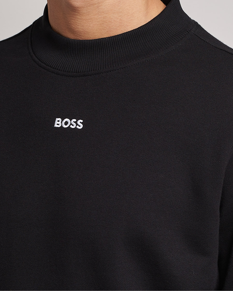Herr | Tröjor | BOSS GREEN | Salbock Center Logo Sweatshirt Black