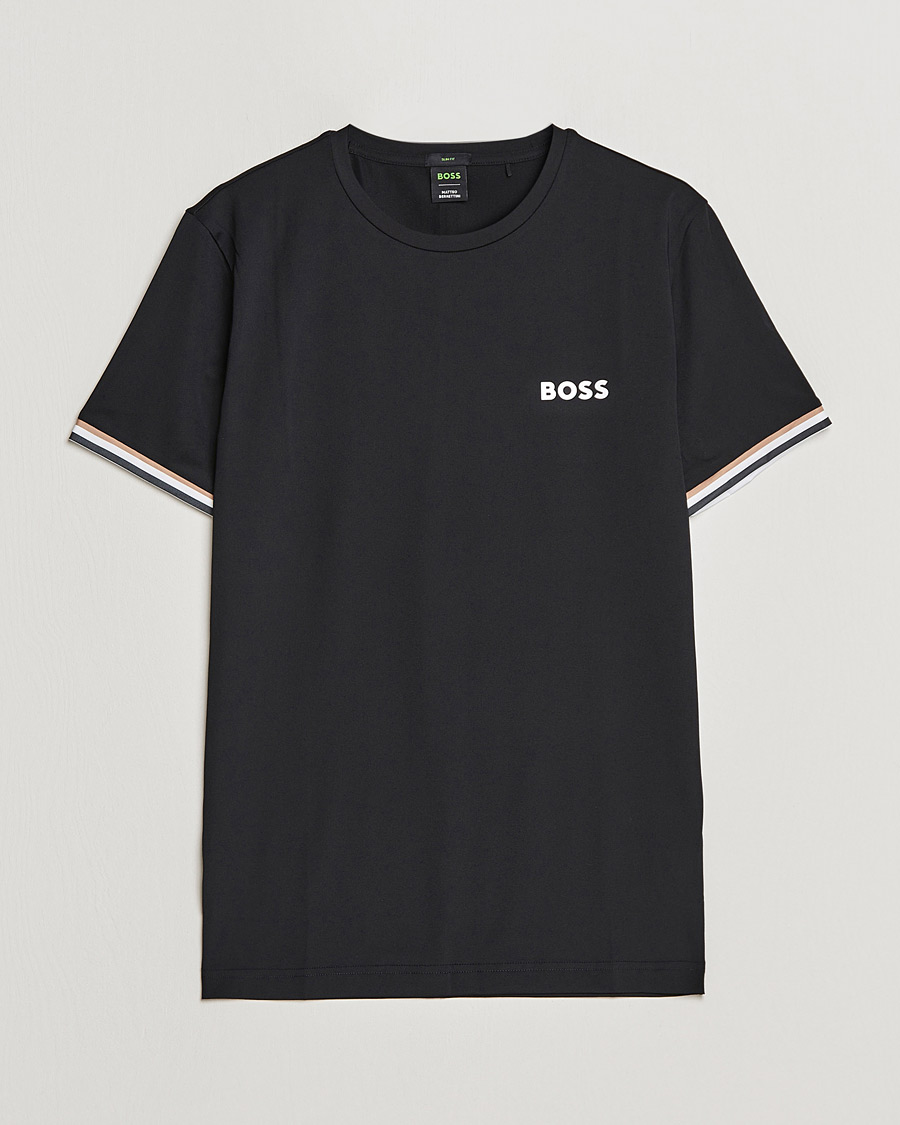Herr | T-Shirts | BOSS GREEN | Performance MB Crew Neck T-Shirt Black