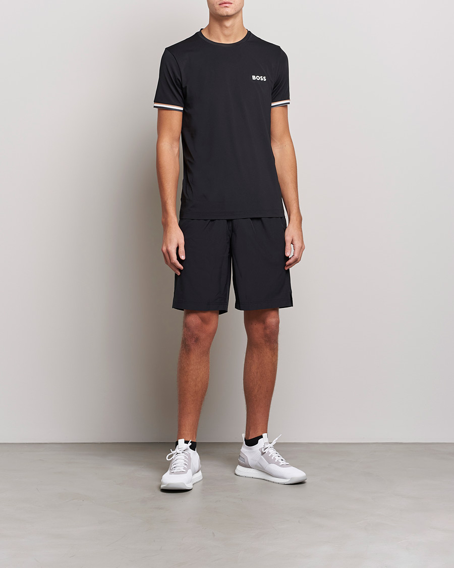 Herr | T-Shirts | BOSS GREEN | Performance MB Crew Neck T-Shirt Black