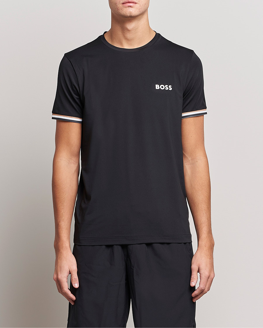 Herr |  | BOSS Athleisure | Performance MB Crew Neck T-Shirt Black
