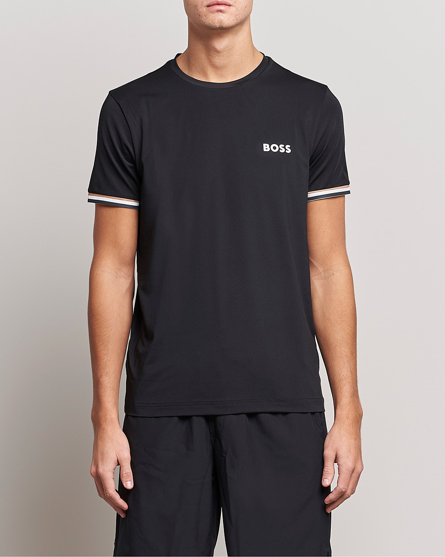 Herr | T-Shirts | BOSS GREEN | Performance MB Crew Neck T-Shirt Black