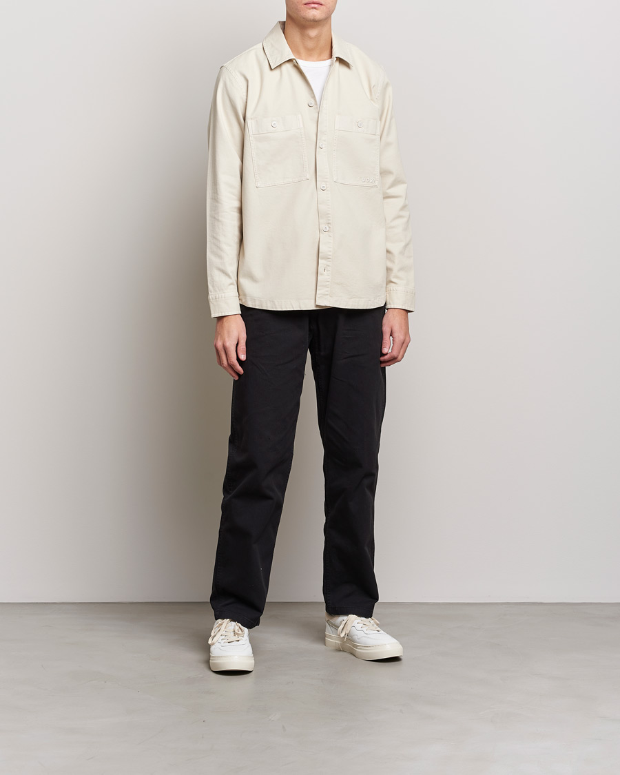 Herr | Skjortor | BOSS ORANGE | Locky Pocket Overshirt Open White