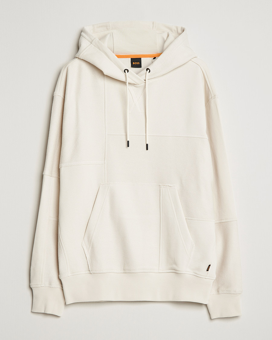 Herr | Tröjor | BOSS ORANGE | W Patch Hoodie Open White
