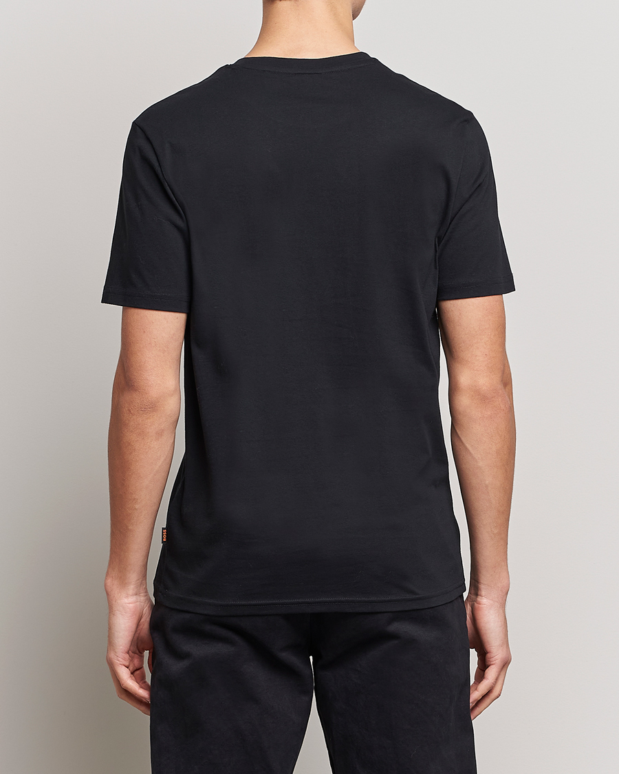 Herr | T-Shirts | BOSS ORANGE | Teglow Photoprint Crew Neck T-Shirt Black