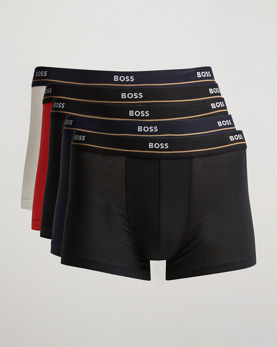 Herr | Underkläder | BOSS BLACK | 5-Pack Trunk Boxer Shorts Multi