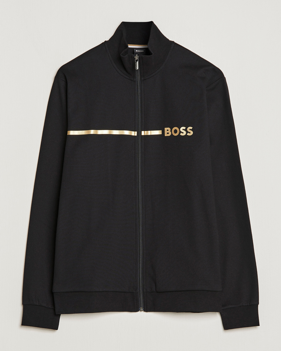 Herr | Tröjor | BOSS BLACK | Tracksuit Jacket Black/Gold