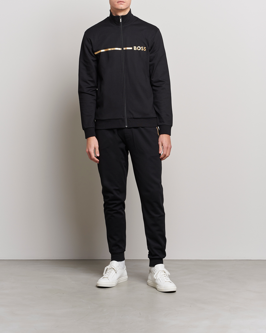 Herr | Tröjor | BOSS BLACK | Tracksuit Jacket Black/Gold