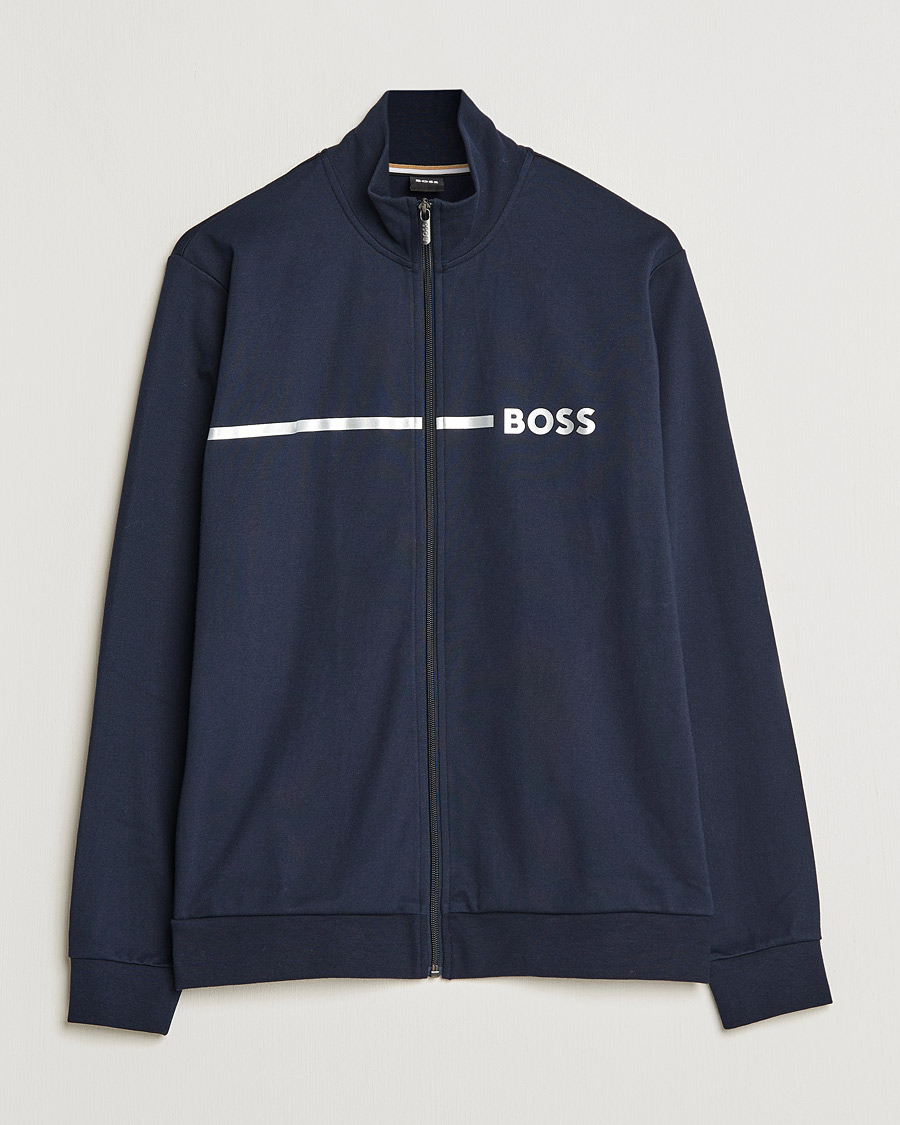 Herr | Tröjor | BOSS BLACK | Tracksuit Jacket Dark Blue