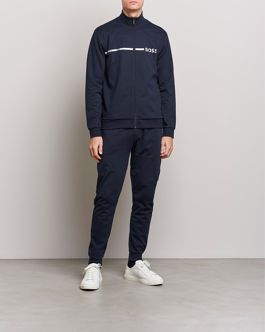 Herr | Tröjor | BOSS BLACK | Tracksuit Jacket Dark Blue