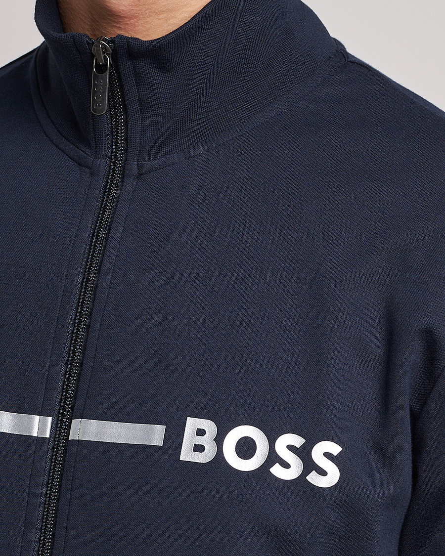 Herr | Tröjor | BOSS BLACK | Tracksuit Jacket Dark Blue