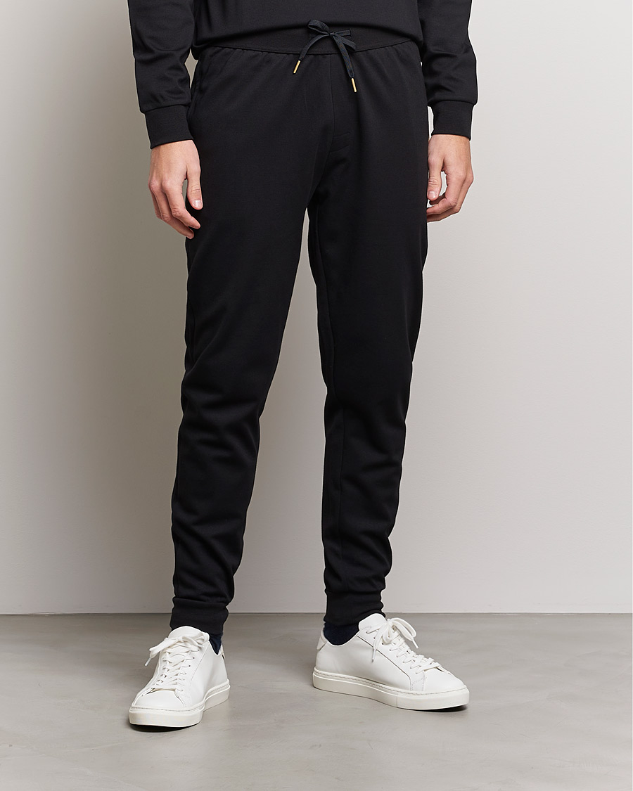Herr | Byxor | BOSS BLACK | Tracksuit Sweatpants Black/Gold