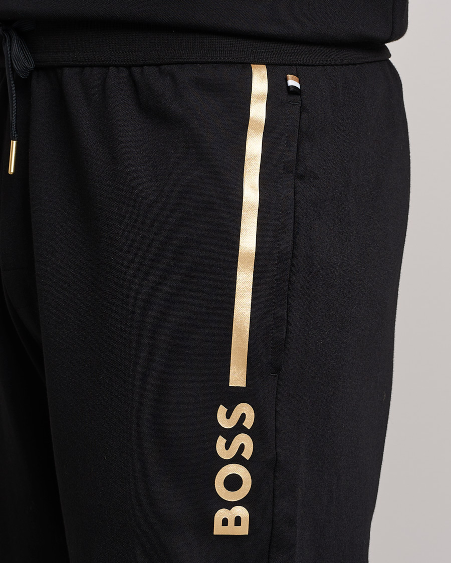 Herr | Byxor | BOSS BLACK | Tracksuit Sweatpants Black/Gold