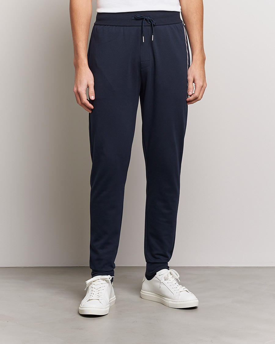 Herr | Byxor | BOSS BLACK | Tracksuit Sweatpants Dark Blue