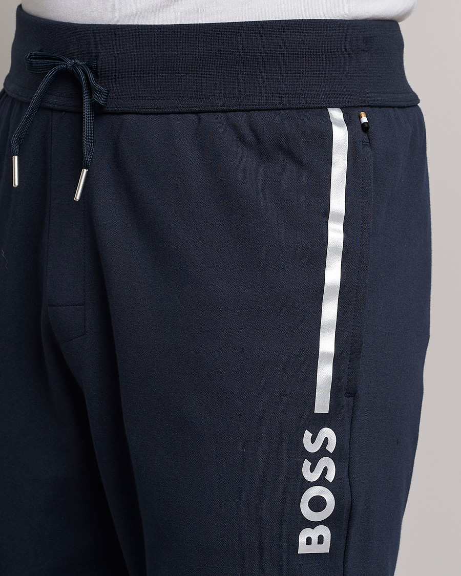 Herr | Byxor | BOSS BLACK | Tracksuit Sweatpants Dark Blue