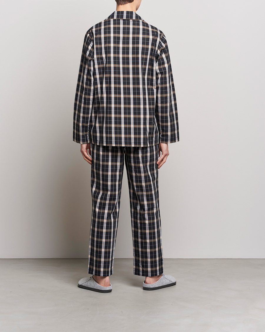 Herr | Pyjamasset | BOSS | Urban Checked Pyjama Set Black/Beige
