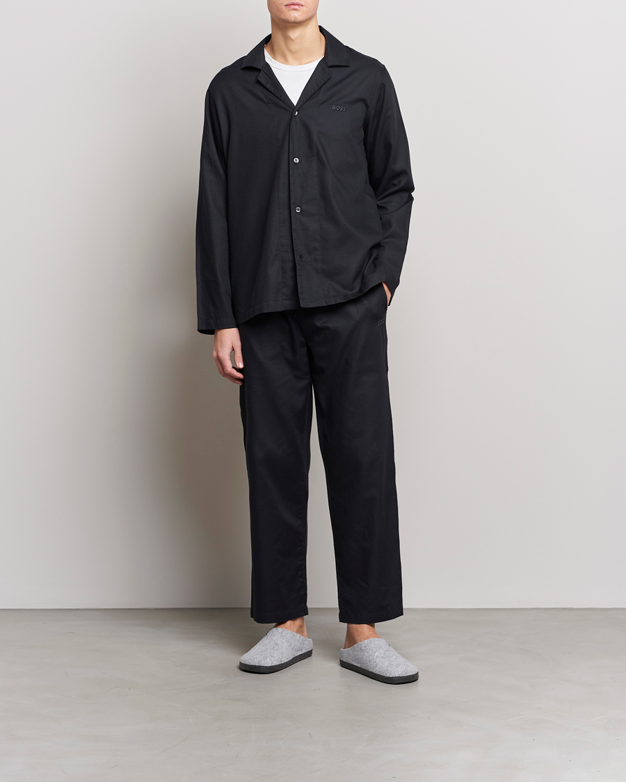 Herr | Pyjamas & Morgonrockar | BOSS BLACK | Premium Pyjama Set Black