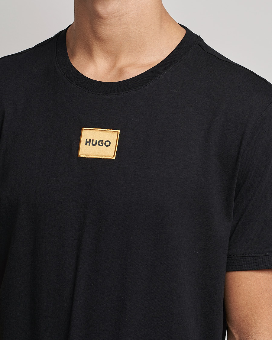 Herr | T-Shirts | HUGO | Diragolino Crew Neck T-Shirt Black