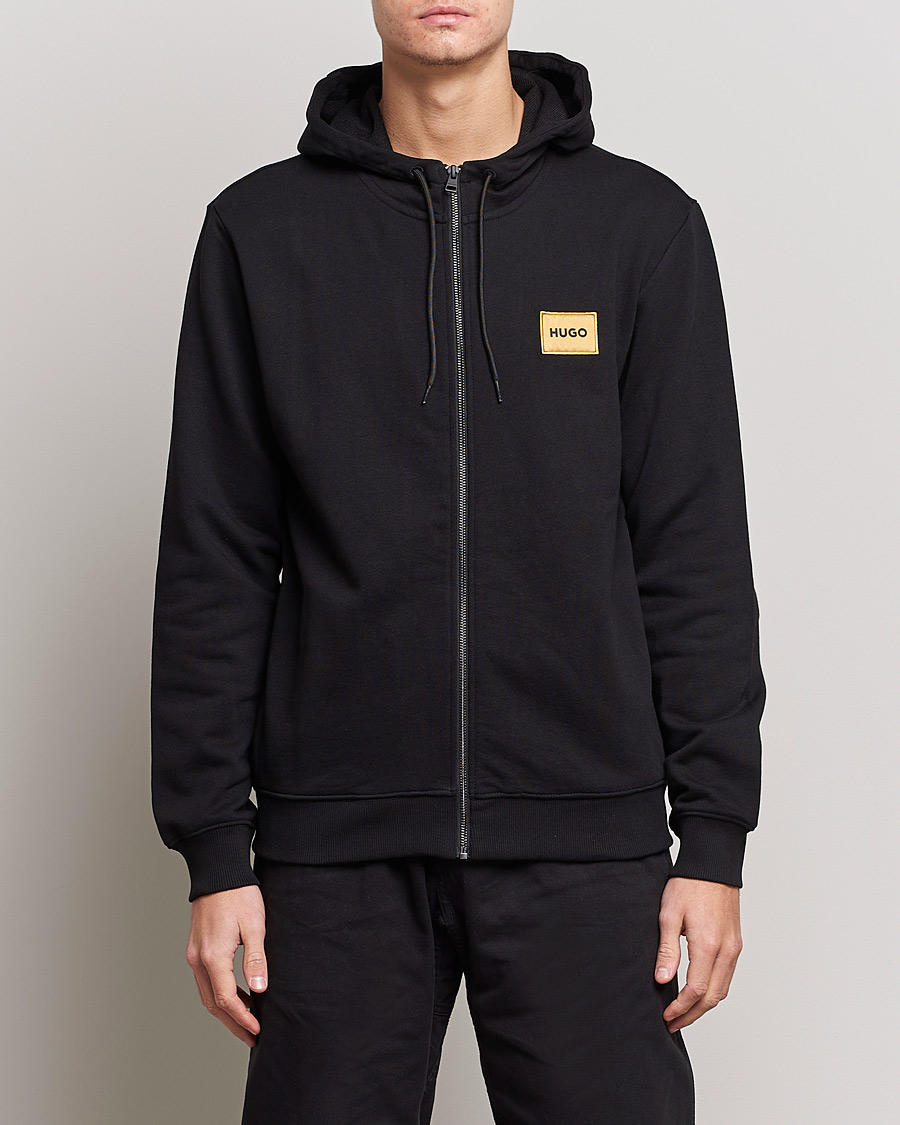 Herr | HUGO | HUGO | Daple Full Zip Hoodie Black