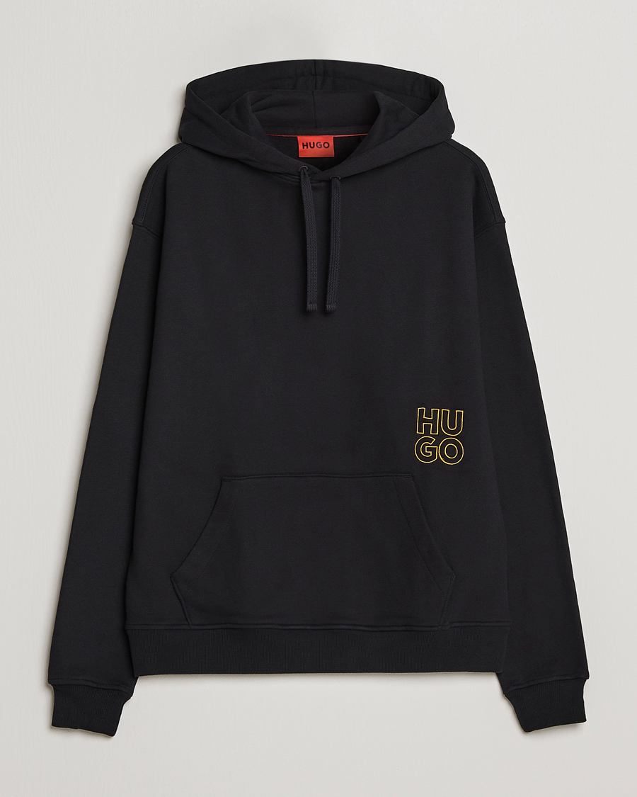 Herr | Tröjor | HUGO | Dandrill Hoodie Black