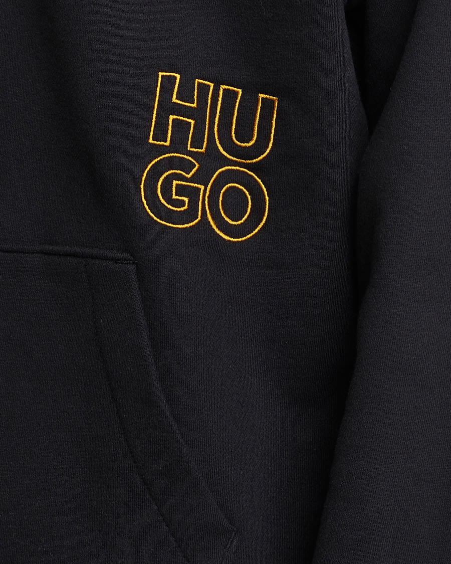 Herr | Tröjor | HUGO | Dandrill Hoodie Black