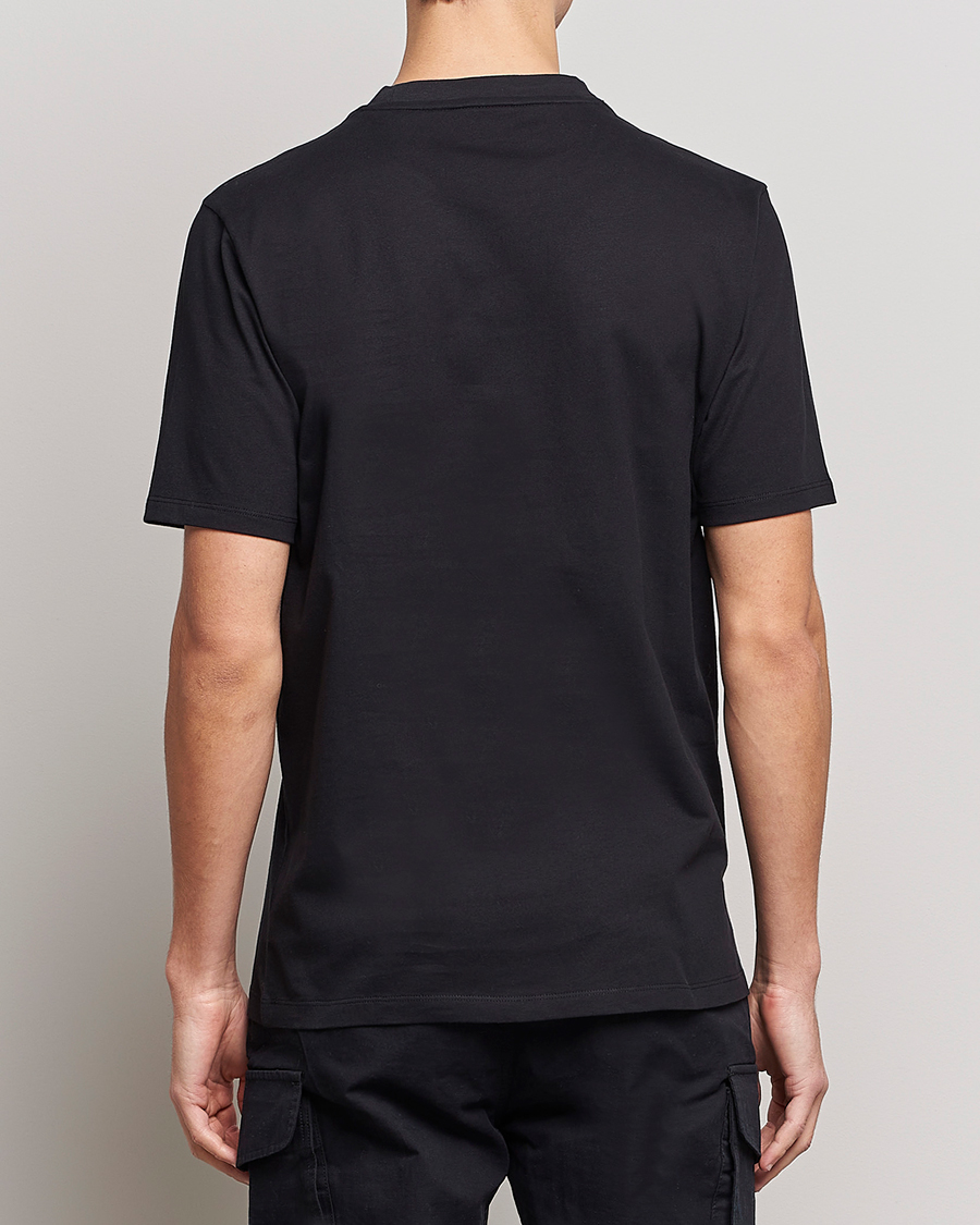 Herr | T-Shirts | HUGO | Daiman Logo Crew Neck T-Shirt Black