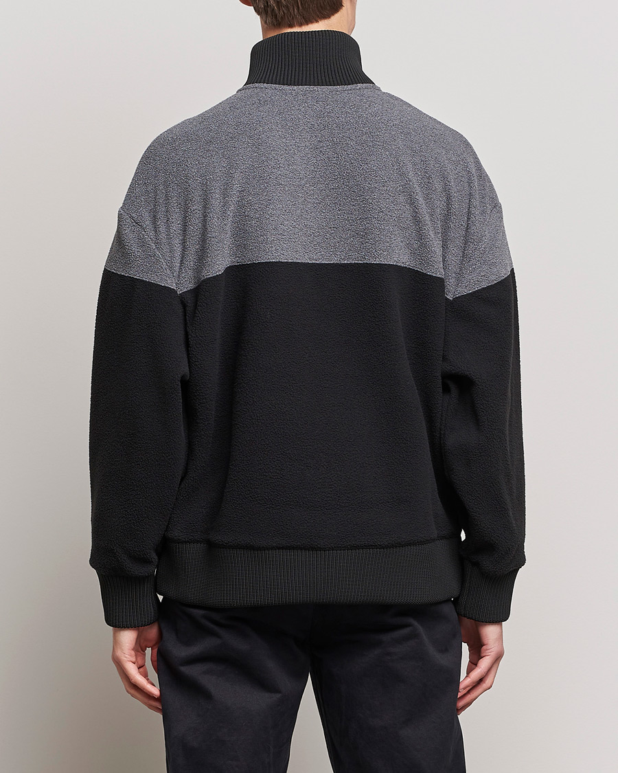 Herr | Tröjor | HUGO | Dorpin Half Zip Sweater Black