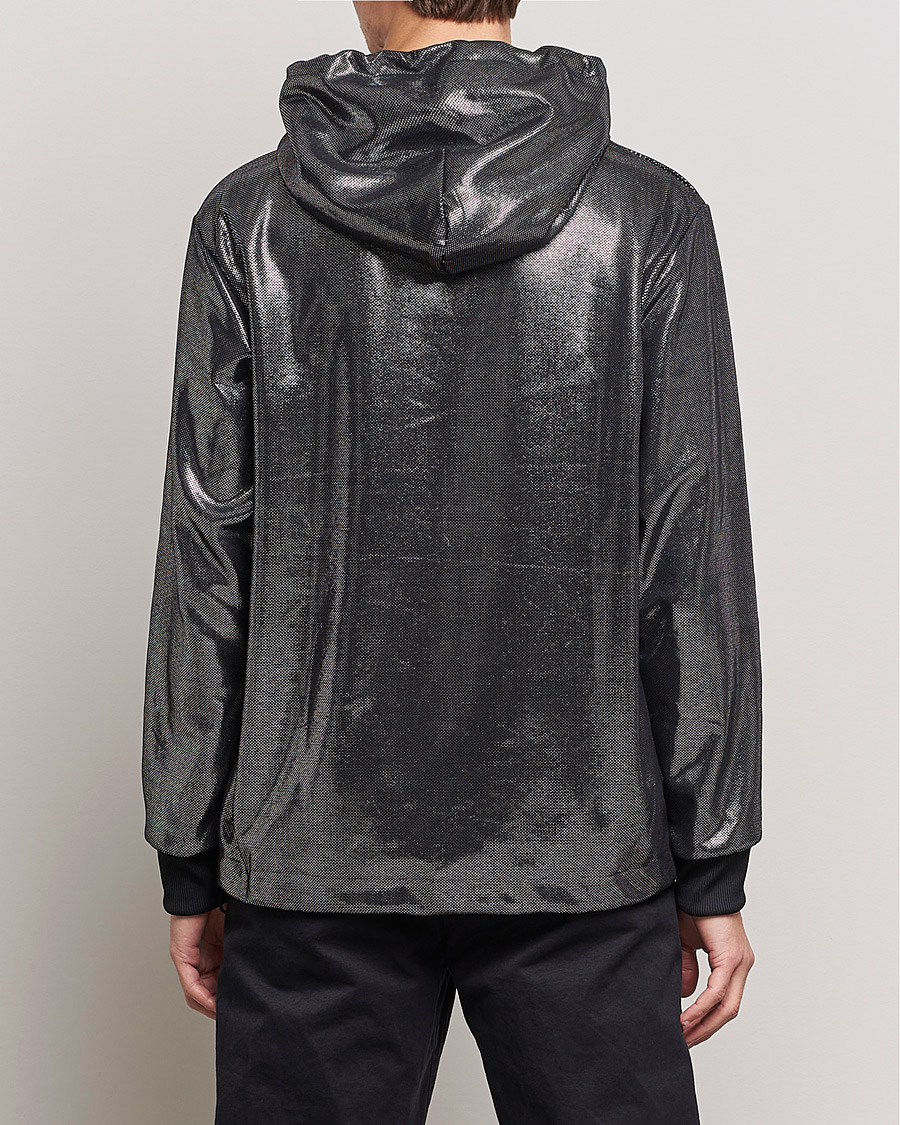 Herr | Tröjor | HUGO | Descolar Shiny Hoodie Black