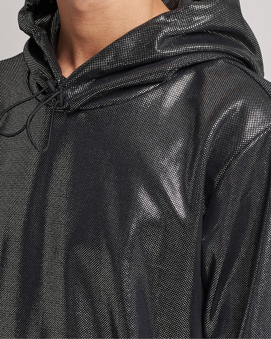 Herr | Tröjor | HUGO | Descolar Shiny Hoodie Black