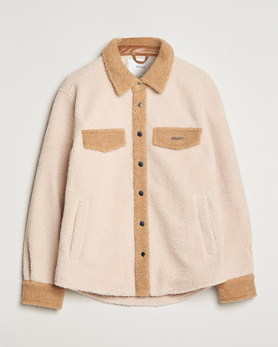 Herr | Jackor | Axel Arigato | Aspen Colorblock Overshirt Pale Beige