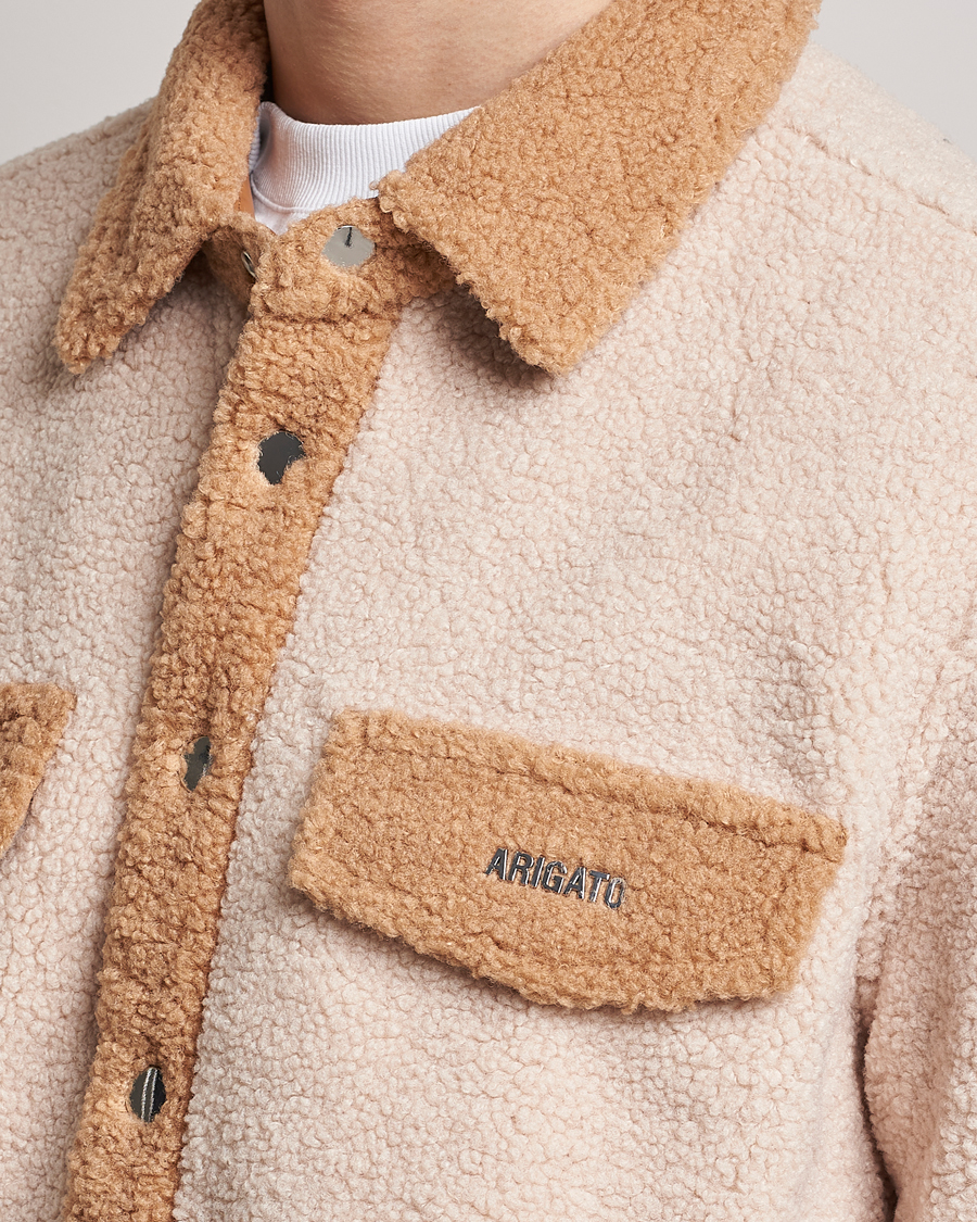 Herr | Jackor | Axel Arigato | Aspen Colorblock Overshirt Pale Beige