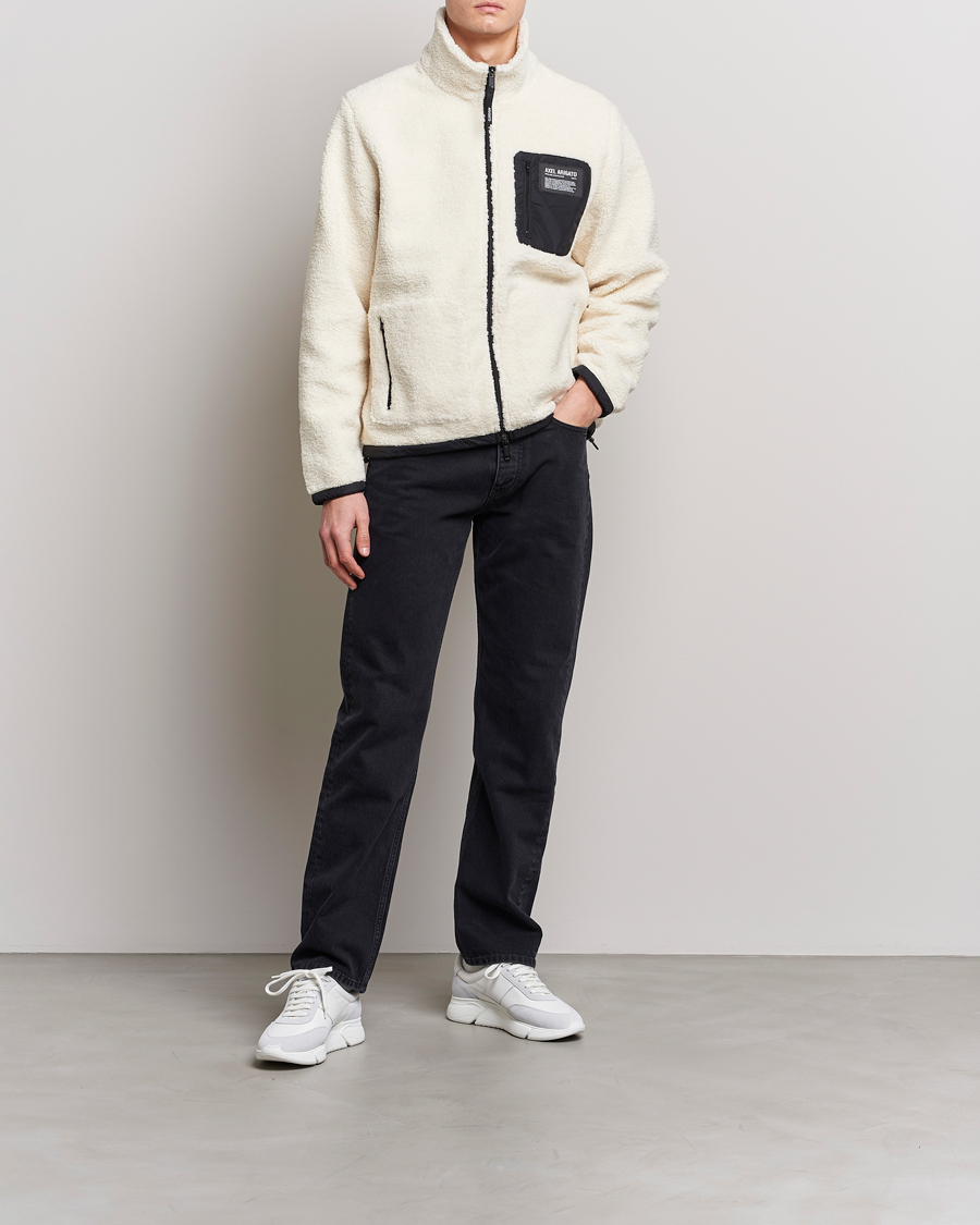 Herr | Tröjor | Axel Arigato | Billie Fleece Jacket Ecru